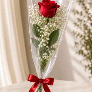Single Red Rose