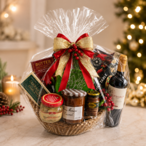Christmas Gourmet Hamper with Wine